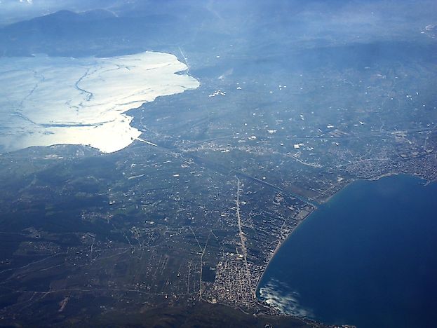 Isthmus Of Corinth, Greece
