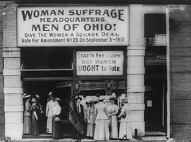 First 15 Countries To Grant Women's Suffrage