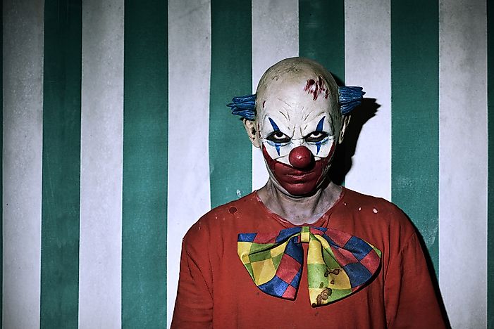#3 Coulrophobia (Fear of Clowns)
