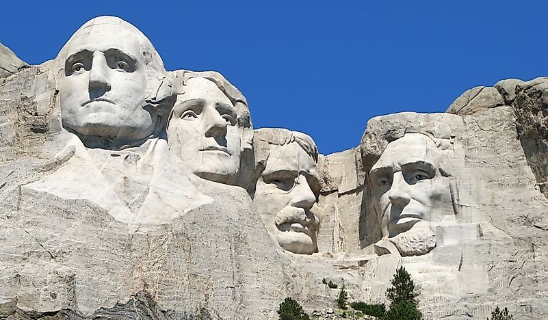 #6 Face is on Mount Rushmore