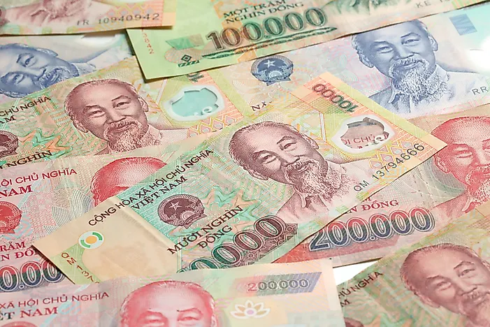 10 Of The World S Worst Currencies Worldatlas Vietnamese Dong