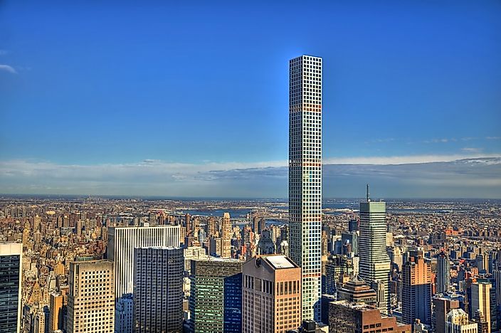 The Tallest Residential Buildings In World Worldatlas Completed In 2017 432 Park Avenue New York Is The Tallest Residential Building World Initially Skyser Was Proposed To Have A Height Of