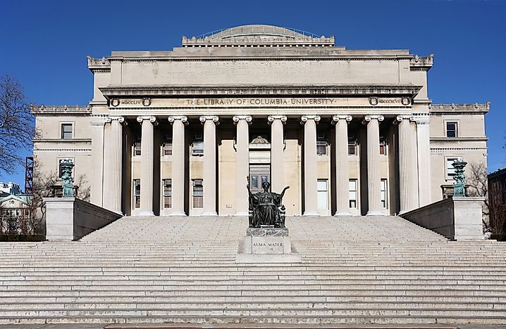 The library of Columbia University.