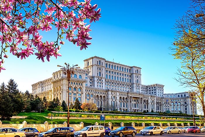 The Palace of Parliament, Bucharest. The Palace of Parliament, Bucharest.