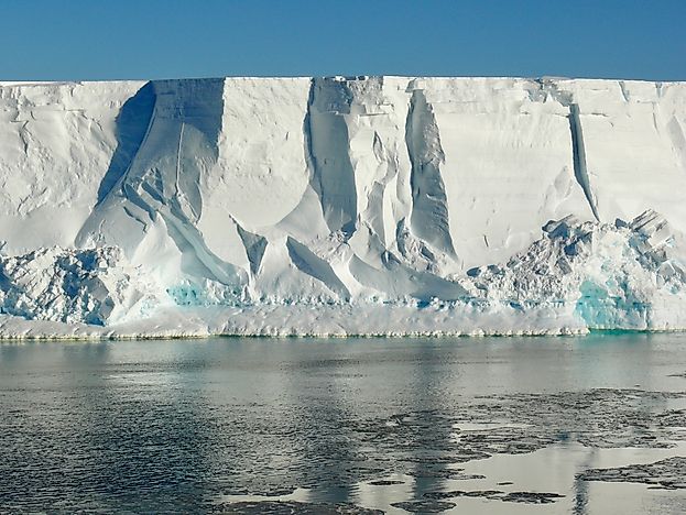 The Major Ice Shelves In Antarctica
