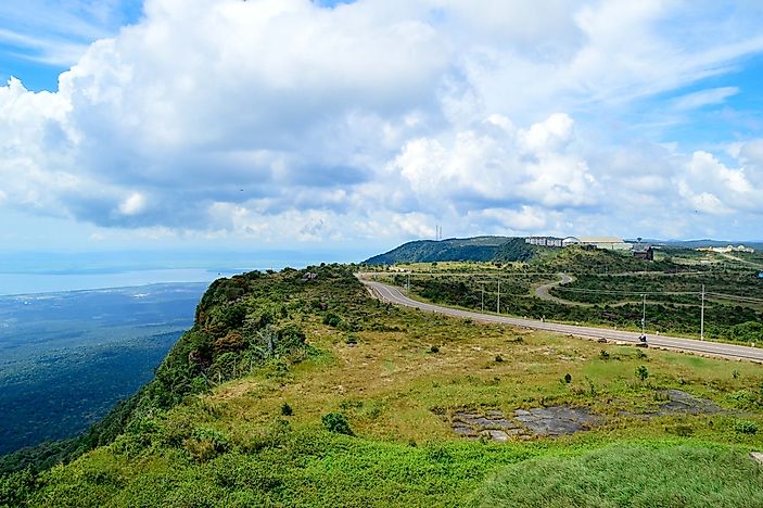 The landscape around Bokor Hill Station. The landscape around Bokor Hill Station.