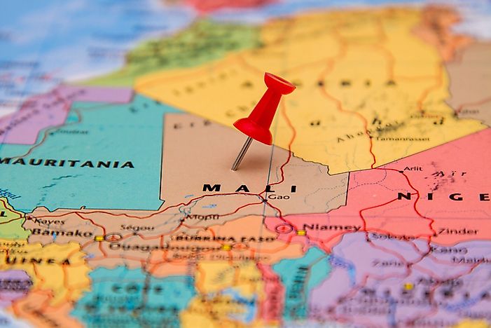 Which Countries Border Mali Worldatlascom - 