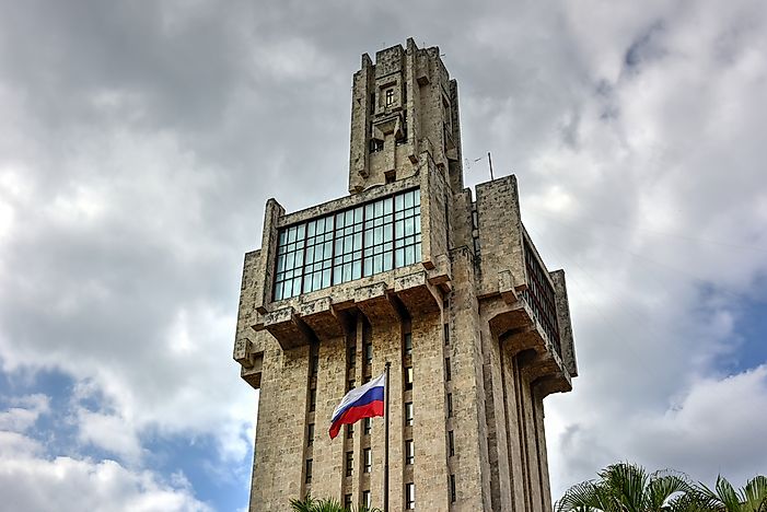 The iconic Embassy of Russia in Cuba. The iconic Embassy of Russia in Cuba.