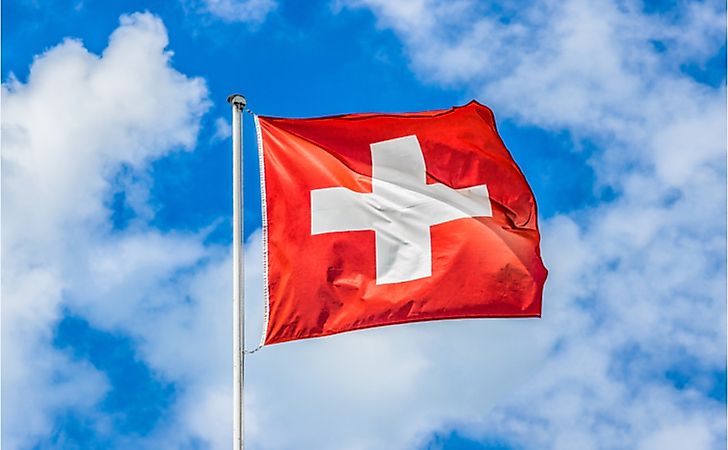 #5 The Flag Of Switzerland Is Square-shaped -