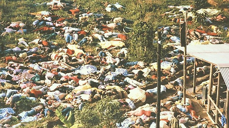Also, know as the Jonestown massacre, this one is hard to define as only a mass suicide. Image credit: buggedspace.com Also, know as the Jonestown massacre, this one is hard to define as only a mass suicide. Image credit: buggedspace.com