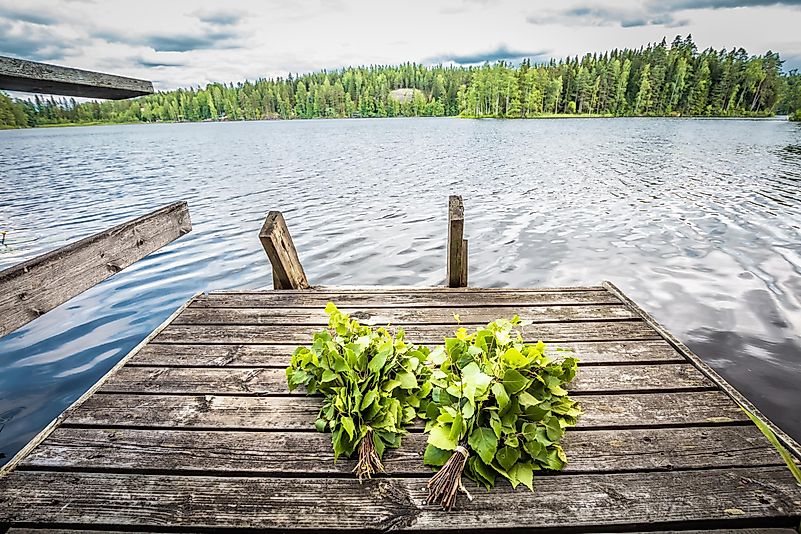 Finns love saunas. Photo by Clay Banks on Unsplash