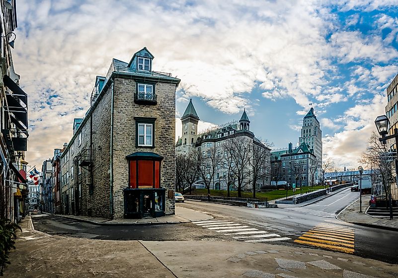 Old Quebec in Quebec City. Old Quebec in Quebec City.