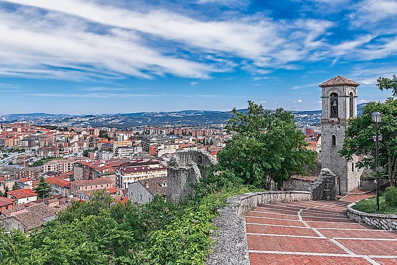 Campobasso, a city in the south of Italy. Campobasso, a city in the south of Italy.