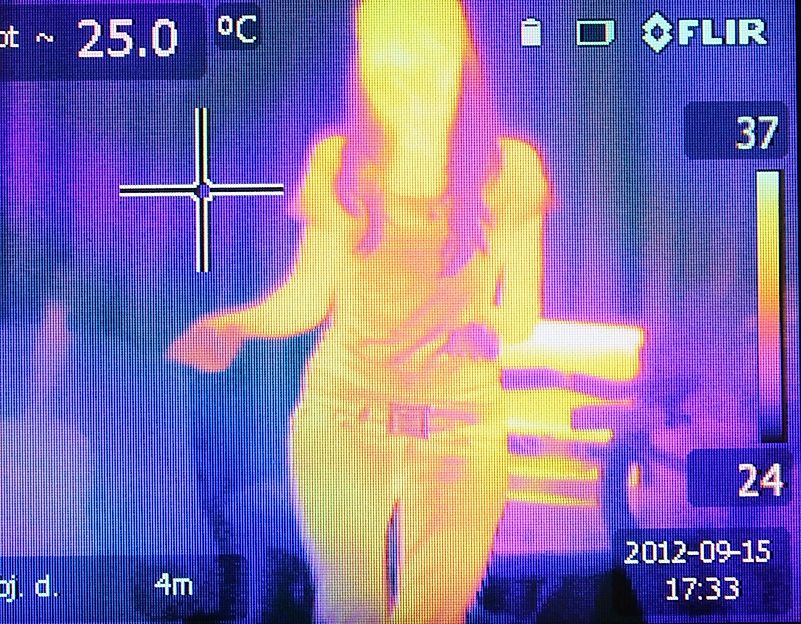A woman scanned by a thermal scanner. Image credit: Pxfuel.com A woman scanned by a thermal scanner. Image credit: Pxfuel.com