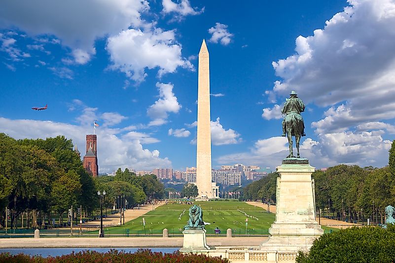 #2 National Mall and Memorial Park, Washington D.C. (33.5 million visitors)