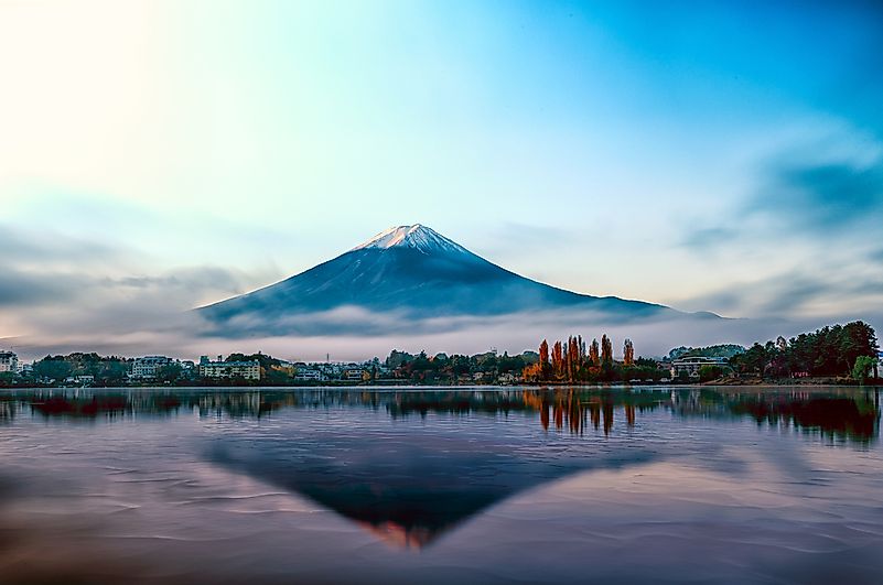 Mt Fuji no início da manhã.
