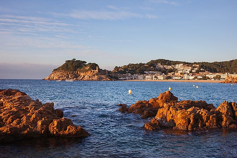 The Balearic Sea in Spain.