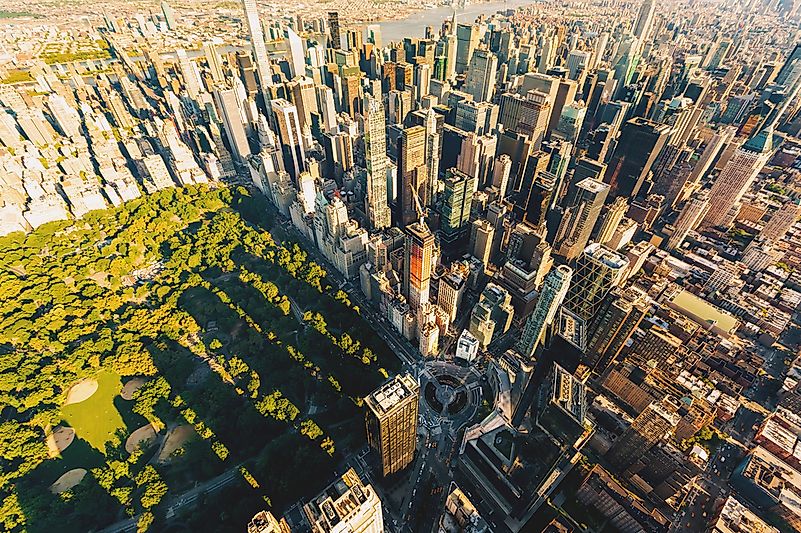 The astonishing view of New York from the sky. The astonishing view of New York from the sky.