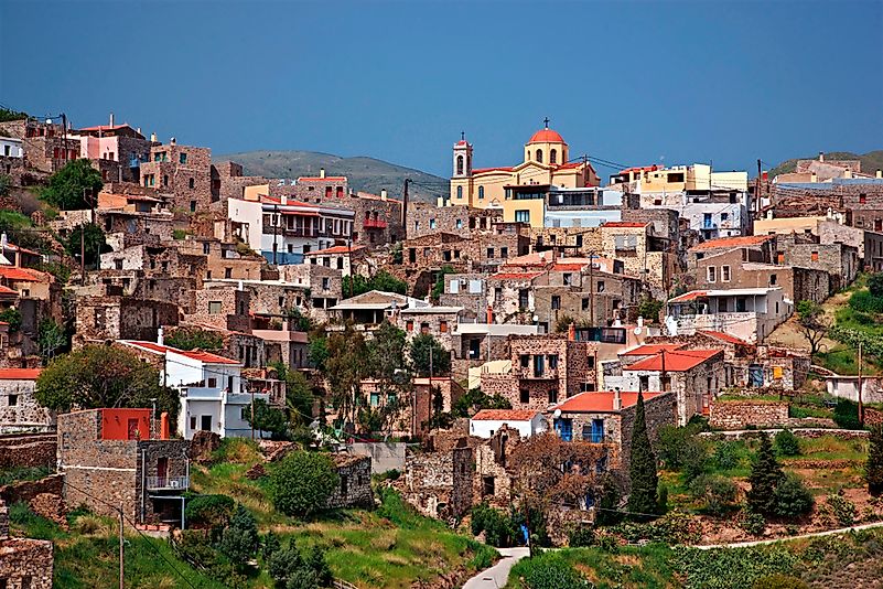 Volissos, Chios, on the northeast part of the island. Volissos, Chios, on the northeast part of the island.
