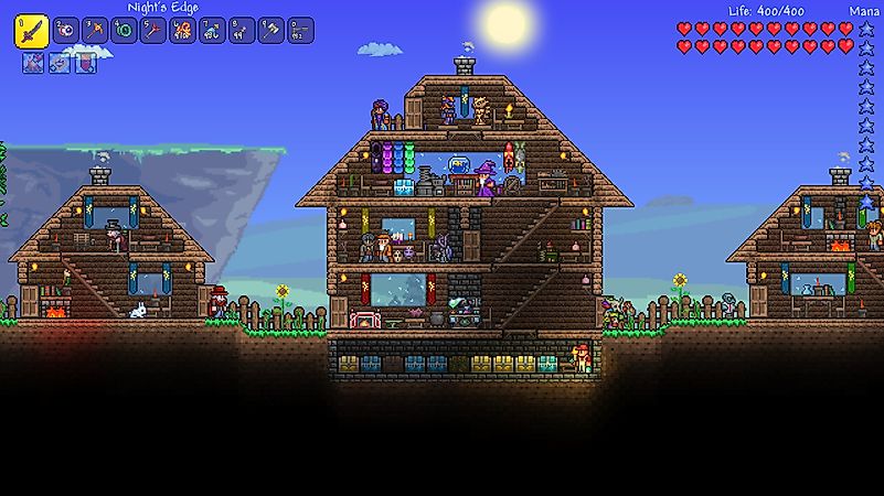 Terraria is a fun 2D side scroller. Image credit: Steam