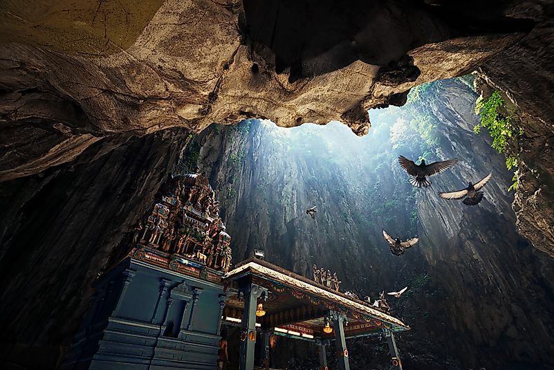 The Batu Caves, Malaysia. The Batu Caves, Malaysia.