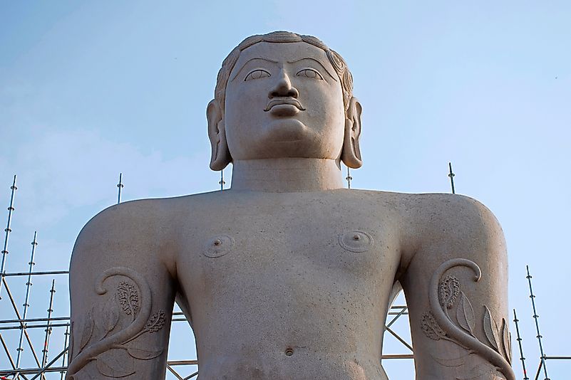 #6 The Monolithic Gomateshwara Statue In Karnataka