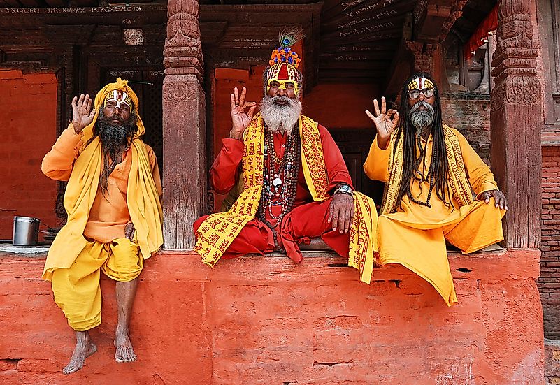 Sadhus in Kathmandu