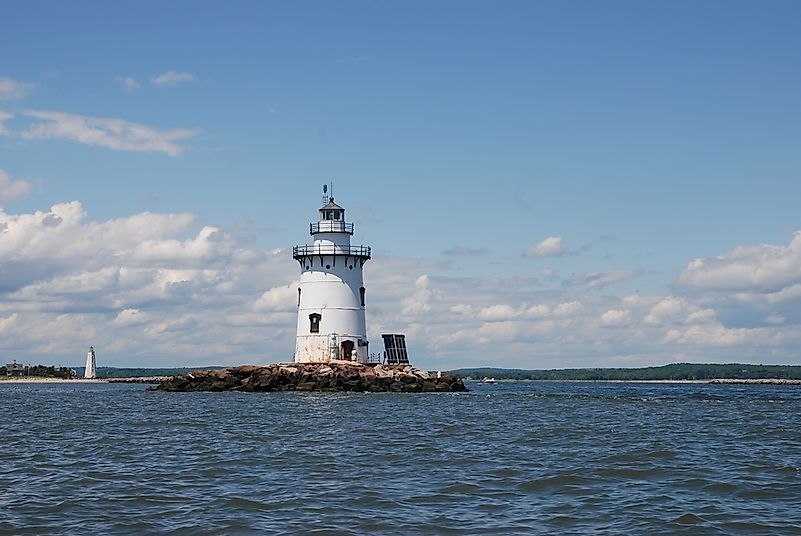 #9 Saybrook Breakwater Light - 1886