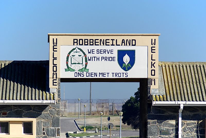 Outside Robben Island prison where former President of South Africa Nelson Mandela was imprisoned. Image credit: meunierd/Shutterstock.com Outside Robben Island prison where former President of South Africa Nelson Mandela was imprisoned. Image credit: meunierd/Shutterstock.com