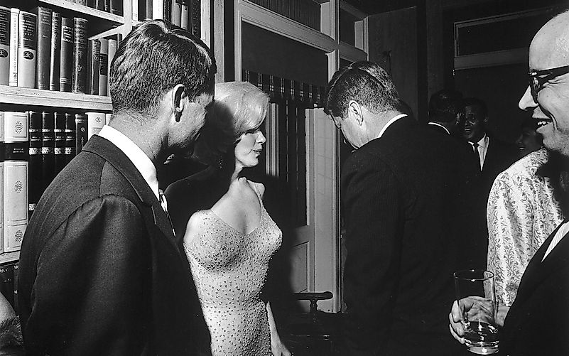 JFK's rumoured mistresses include Marilyn Monroe and Marlene Dietrich. Image credit: wikimedia.org
