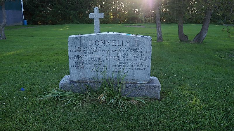This feud involved an entire city going against a family called the Donnellys. Image credit: wikiwand.com This feud involved an entire city going against a family called the Donnellys. Image credit: wikiwand.com