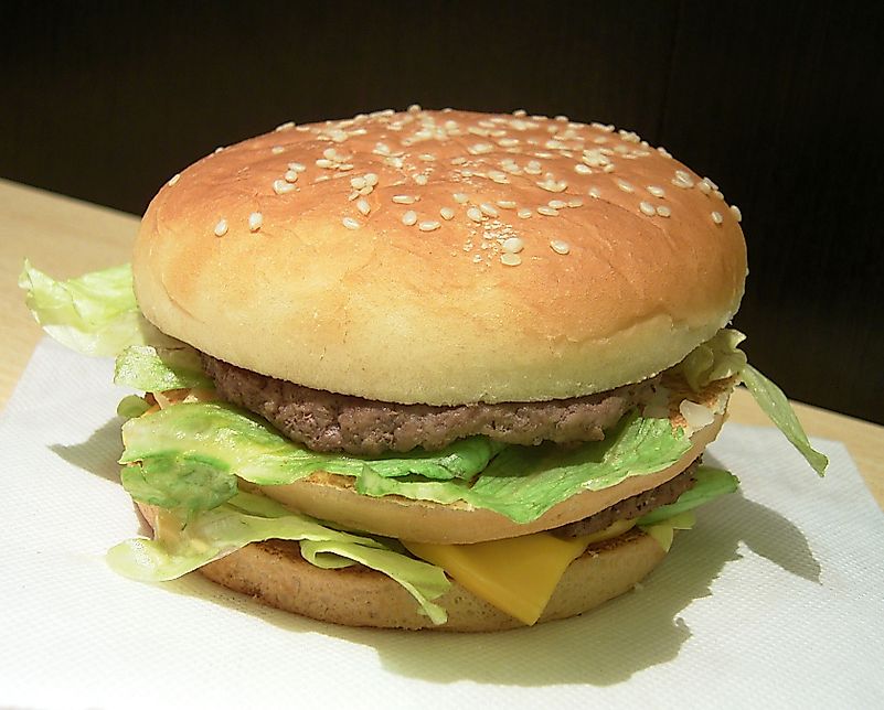 A Big Mac combo with fries has over 55 grams of fat. Image credit: wikimedia.org