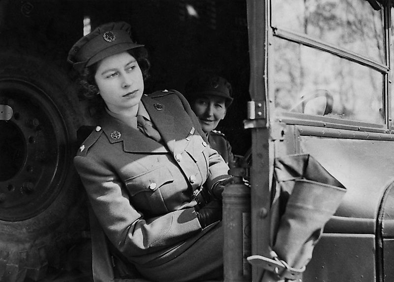#13 Queen Elizabeth Served In WWII