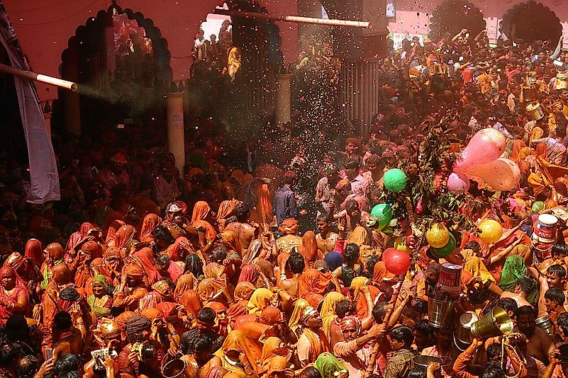 Holi, the festival of colors, celebrated in India. Image credit: Retlaw Snellac/Wikimedia.org Holi, the festival of colors, celebrated in India. Image credit: Retlaw Snellac/Wikimedia.org