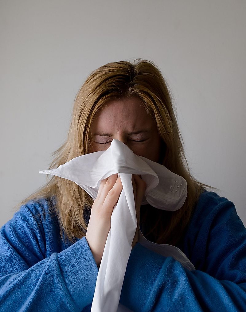 Using handkerchiefs rather than tissues is important. Image credit: Pikrepo.com