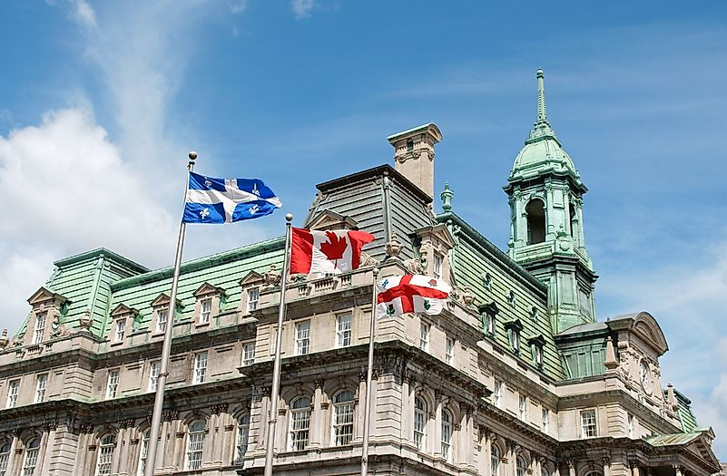 Old Montreal in the summer. Old Montreal in the summer.