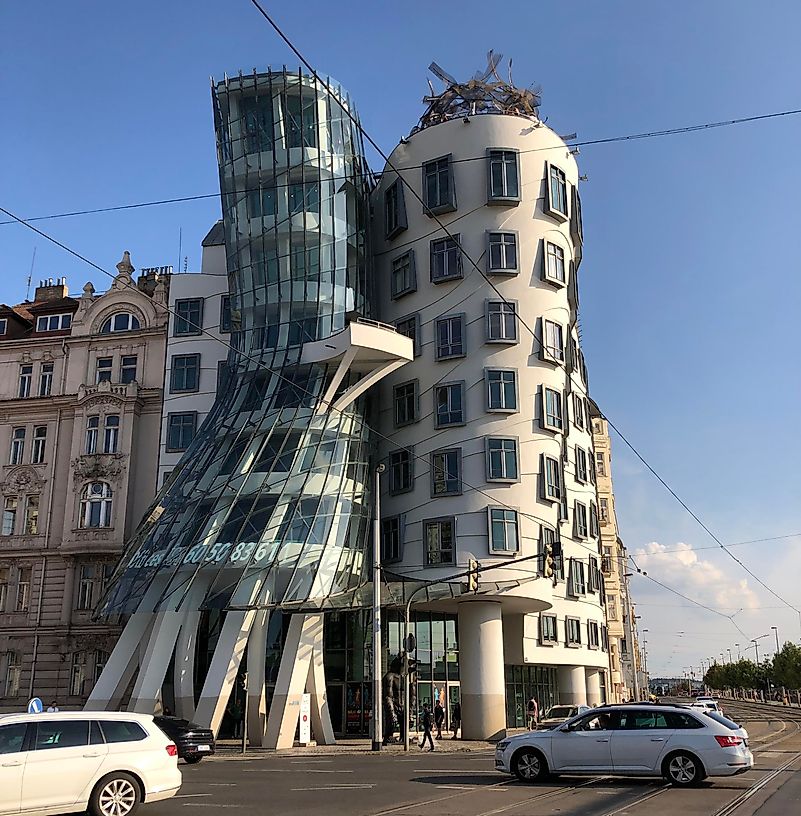 The Dancing House was completed in 1996. Editorial credit: Bobby-John de Bot