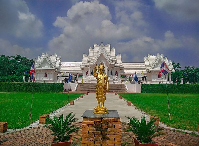 Royal Thai Monastery in Lumbini. Image credit: Bijayrpoudel/Wikimedia.org Royal Thai Monastery in Lumbini. Image credit: Bijayrpoudel/Wikimedia.org