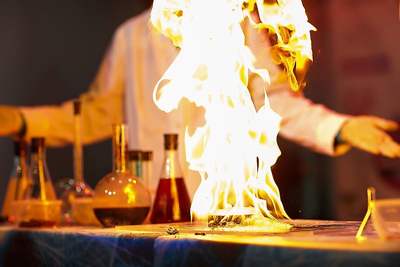 Even just a short exposure to light will make this substance explode. Even just a short exposure to light will make this substance explode.