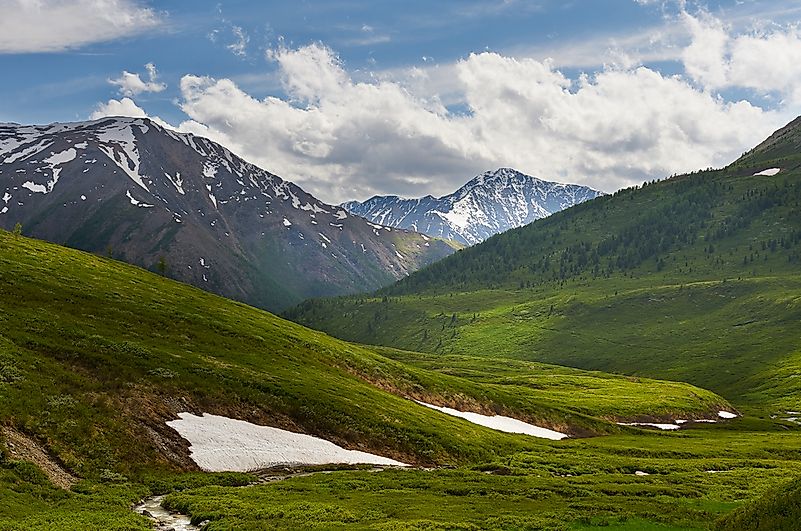 A lake in West Siberia. A lake in West Siberia.