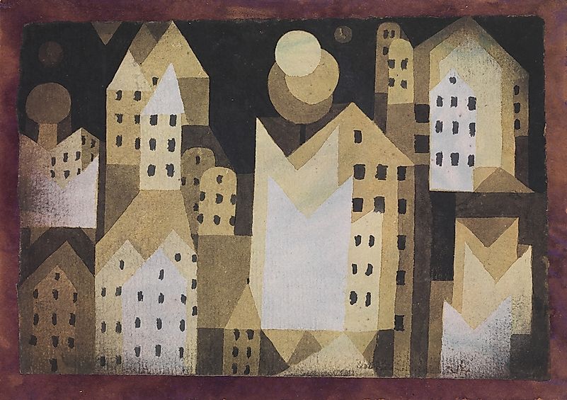 Cold city, by Paul Klee