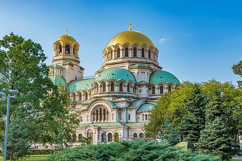 The Alexander Nevsky Cathedral of Sofia, Bulgaria. The Alexander Nevsky Cathedral of Sofia, Bulgaria.