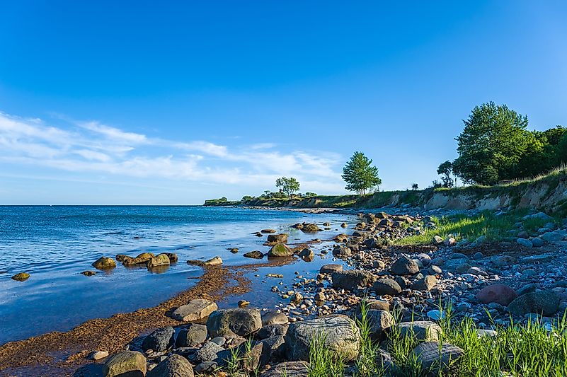 The coast of Schleswig-Holstein. The coast of Schleswig-Holstein.