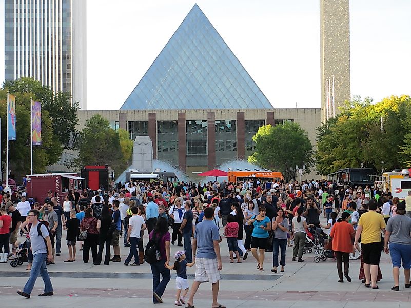 The bustling Churchill Square in Edmonton. Image credit: Mack Male/Flickr.com The bustling Churchill Square in Edmonton. Image credit: Mack Male/Flickr.com