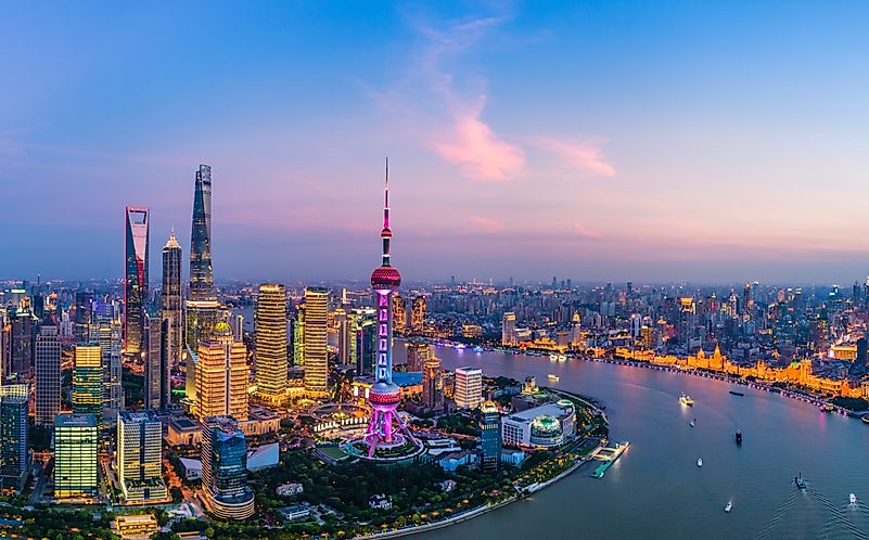 #3 Shanghai, China - Population: 25,582,000