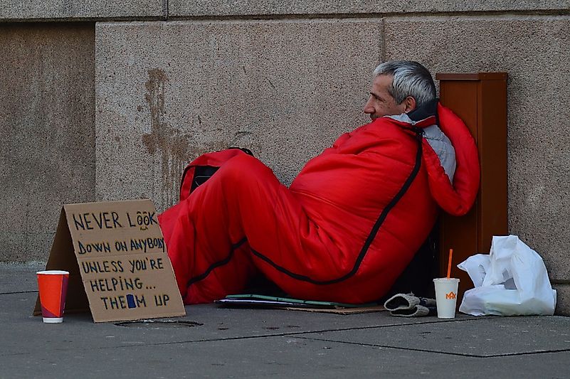 Homeless people are vulnerable to the economic downturn of the pandemic struck world. Image credit: Quinn Kampschroer from Pixabay Homeless people are vulnerable to the economic downturn of the pandemic struck world. Image credit: Quinn Kampschroer from Pixabay