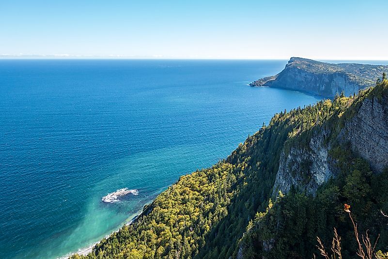Cliffs in Forillon National Park. Cliffs in Forillon National Park.