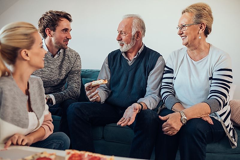 Catching up with family can be really rewarding. Catching up with family can be really rewarding.