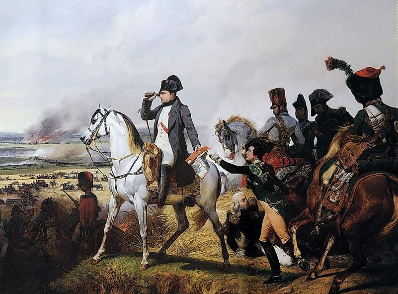 Napoleon at the Battle of Wagram, painted by Horace Vernet. Image credit: Horace Vernet/Public domain Napoleon at the Battle of Wagram, painted by Horace Vernet. Image credit: Horace Vernet/Public domain