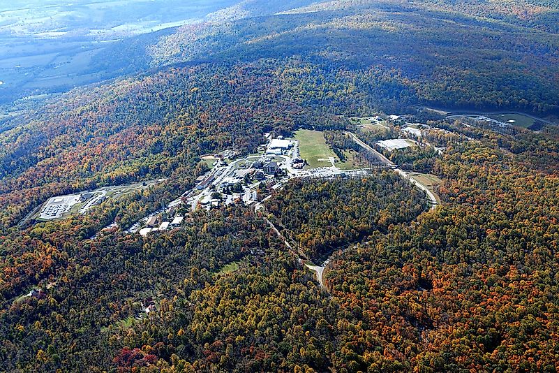 Aerial of Mount Weather Emergency Operations Center, Virginia. Image credit: Karen Nutini/Public domain Aerial of Mount Weather Emergency Operations Center, Virginia. Image credit: Karen Nutini/Public domain